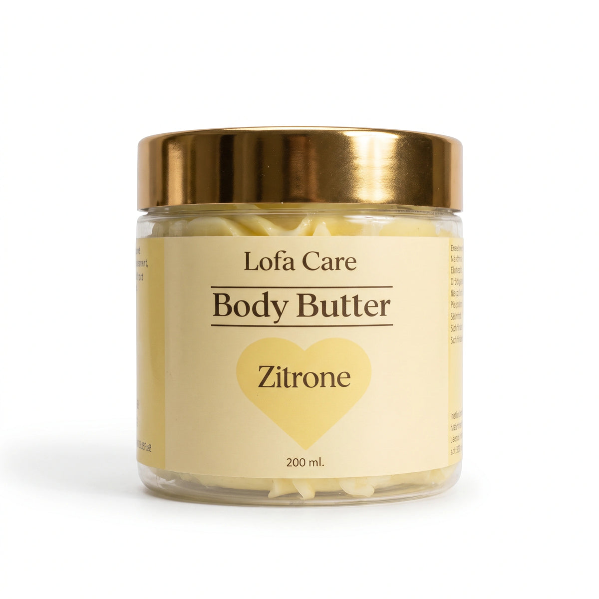 Body Butter - Zitrone
